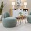 Chaise d'appoint en tissu sherpa Alara-122622446