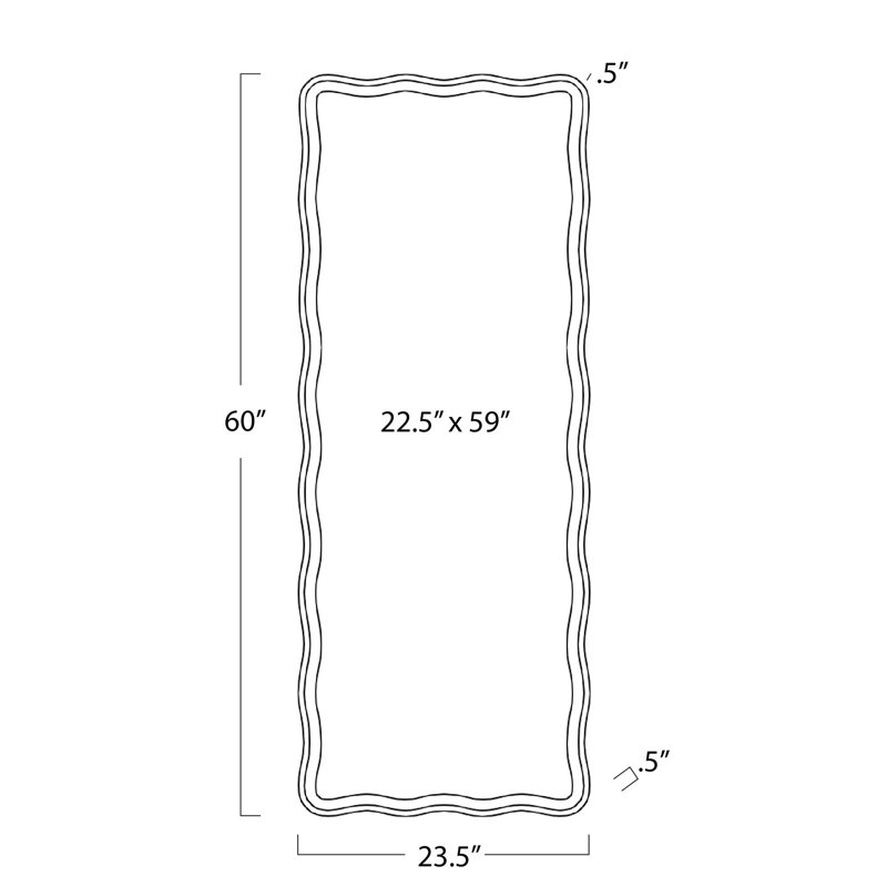 Candice Rectangle Wall Mirror