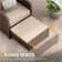 Ensemble de conversation en rotin pour 2 personnes avec repose-pieds Idamarie