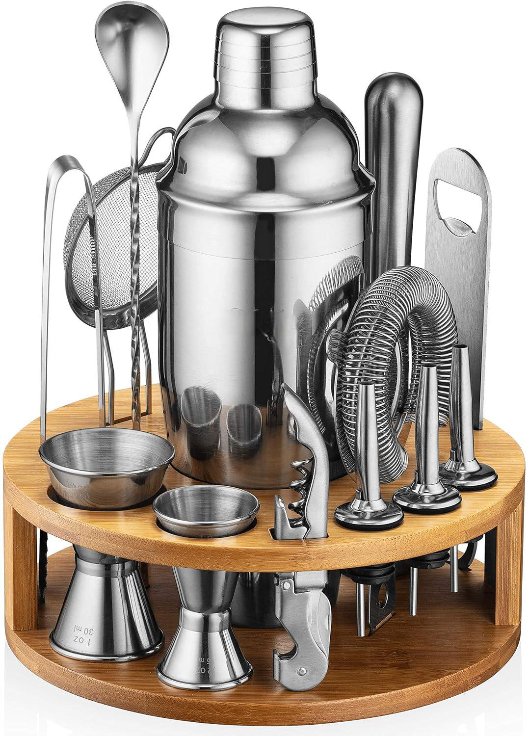 Ivy Bronx Bartender Kit - 15 Piece Set Including Cocktail Shaker And Bar Accessories, Perfect For Drink Mixing At Home, Plus... 