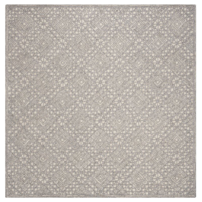 Saranac Trace Hand Tufted Wool Geometric Rug