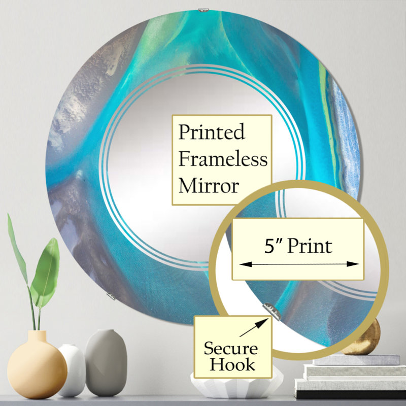 Miroir de salle de bain sans cadre, 24 po x 24 po