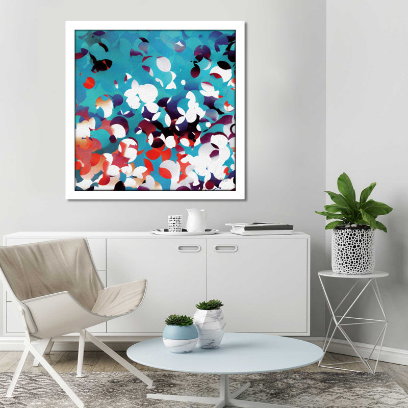 "Colossiens 3: 15" Let Thankfulness Rule (Vertical) "par Mark Lawrence, reproduction sur acrylique, Cadre blanc