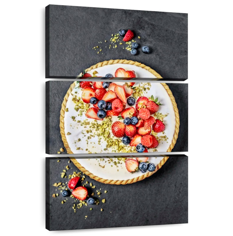 Yarlin Berry Topped Tart, 65" H x 42" W