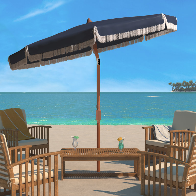 Tyler 73.62'' Outdoor Umbrella, Navy