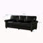 Classic Living Room Nails Sofa Faux Leather-1566694350