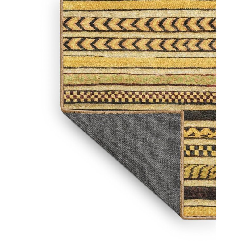 Abstract Indoor Rug, Rectangle 7' x 9'