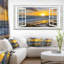 «Open Window to Bright Yellow Sunset», photographie-168042336-168042339