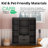 Achnas 39" W x 47" H Storage Bookcase with 10 Cubes and 2 Drawers-306577636