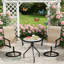 High Back Outdoor Chairs,Swivel Chairs Set of 2-1229798140
