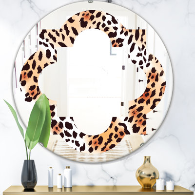 Miroir mural Leopard Fur Safari II