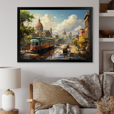 «Mexico City Vibrant Vistas II», reproduction d'art sur toile