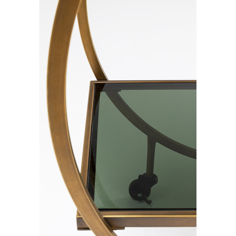 Tray Table Loft, White, Gold