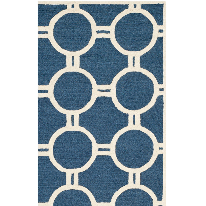 Cambridge Hand Tufted Wool Geometric Rug, Rectangle 2'6" x 4'