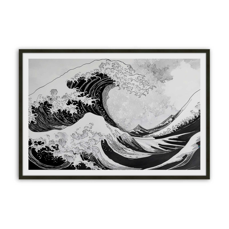«Blackwater Rise», reproduction sur papier mat d'archives, H 17 po x l 13 po, Impression encadrée sans passe-partout