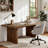 63-inch Solid Wood Executive Desk