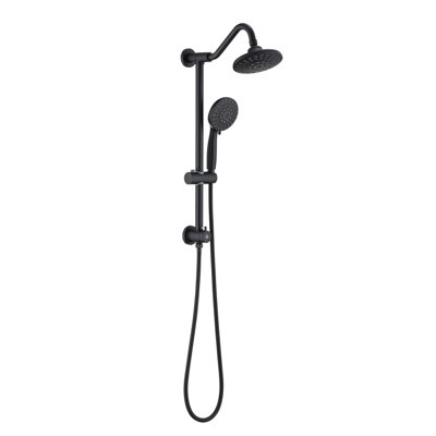 6 Inch Rain Shower Head With Handheld Shower Head Bathroom Rain Shower System