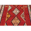 Tapis kilim à teinture végétale rouge 5 x 7