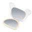 Miroir compact Cinnamoroll à DEL avec forme figurative Cinnamoroll, miroir grossissant supérieur 3X avec capteur tactile, éclairage DEL de jour, miroir de coiffeuse à finition douce au toucher