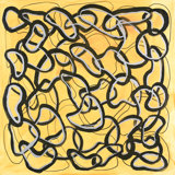 Gold Chain Painting by Joyce Creiger