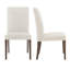 Chaise de salle à manger rembourrée Nigel Cyrus (ensemble de 2)