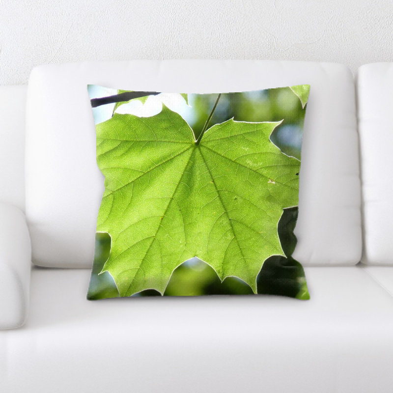 Microsuede Throw Pillow