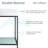 Pierre 40 Single, Freestanding, Open Shelf, Metal Frame Bathroom Vanity-59097705