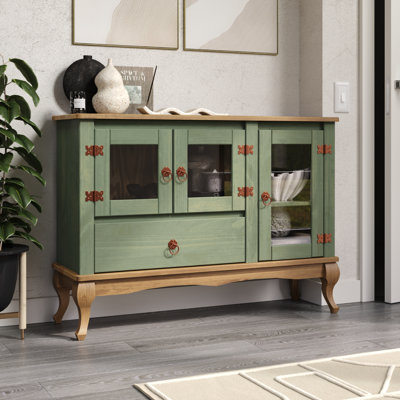 Wood Buffet Sideboard Distressed |