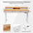 Schwenk 47.4'' W Height Adjustable Rectangle Standing Desk-1605200021-1605200020