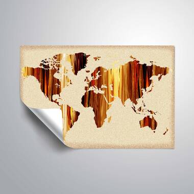 Castagnozzi Maps Non-Wall Damaging Wall Decal