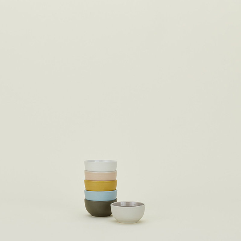 Frej Stoneware Dessert Bowl, Bone