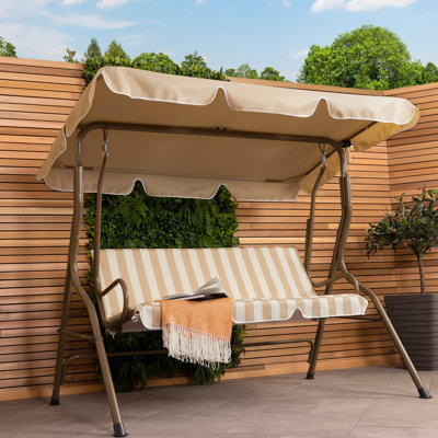 2 Person Porch Swing with Canopy