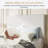 Modern Corduroy Fully Upholstered Platform Bed With Headboard, No-Dust Design, No Box Spring Needed-834050953-834050952