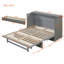 Lit escamotable avec grands tiroirs Murphy-2141104184-2141104187