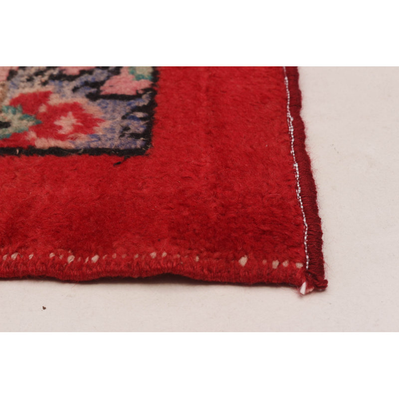 Tapis saumon rétro Melis 5 pi 11 po x 9 pi 0 po