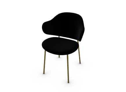 Holly Chairs, Venice Sand, Matt Bronze