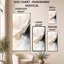 Blanc noir blanc blanc et noir montagne - décor mural pittoresque, impressions encadrées rustiques-819022223-819022218