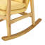 Chaise berçante élégante avec coussin