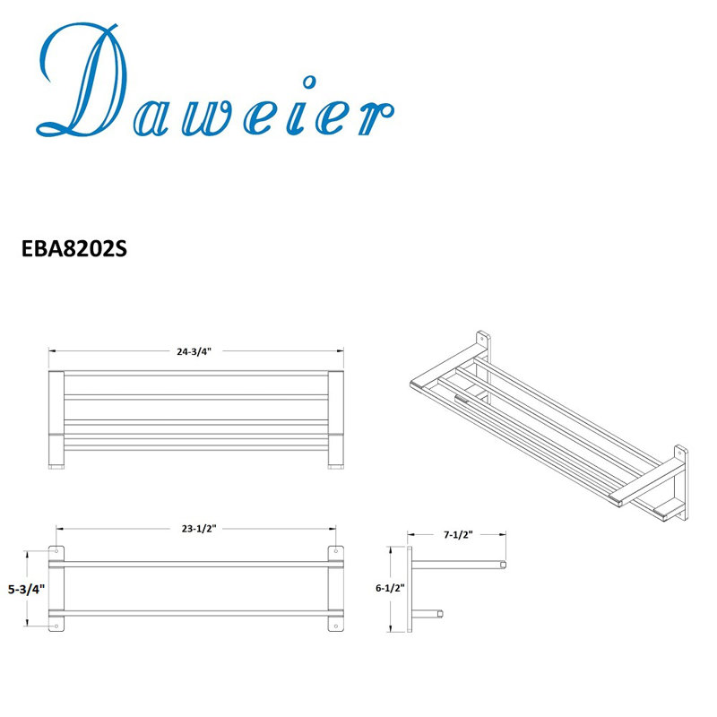 82 Series 4 Wall Towel Rack