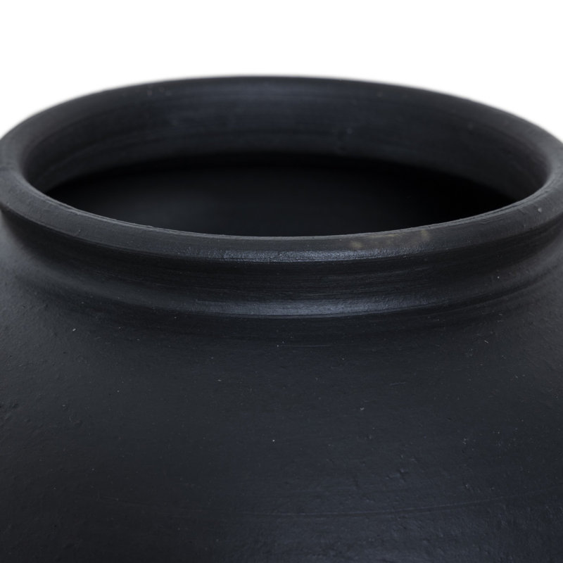 Civita Vase, Aged Black