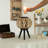 13.5'' H Solid Wood Floor Lantern