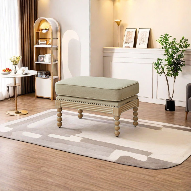 Chaise texturée en tissu jacquard