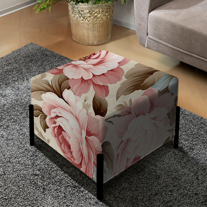 Repose-pieds rétro à motif floral victorien rétro de style victorien VII
