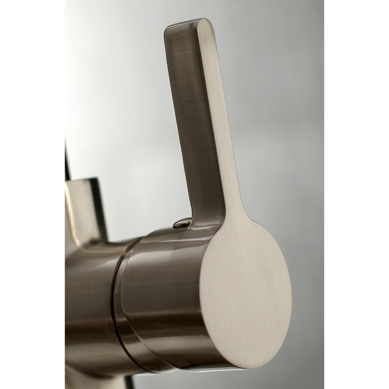 Kingston Brass Continental Single-Handle Pull-Down Kitchen Faucet, Brushed Nickel
