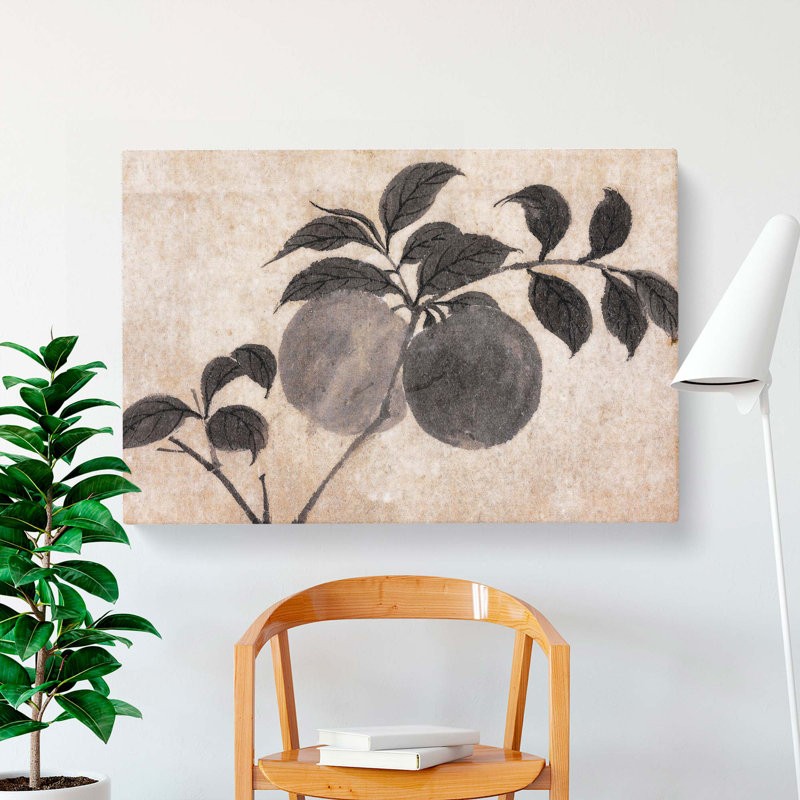 Tree Bearing Fruit by Shen Zhou - Wrapped Canvas, 35cm H x 50cm W x 3cm D