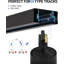Lampe de culture sur rail Barrina Tr40c pour la culture en intérieur, 3 x 40 W, angle de faisceau réglable de 15 ° à 60 °, lampe de culture à spectre complet à fixation au plafond 4000k, ampoules à DEL pour plantes de type H pour plantes d'intérieur avec minuterie, noir