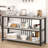 Hulste 47"W Console Table with Open Shelf Storage, Light Gray-660271542