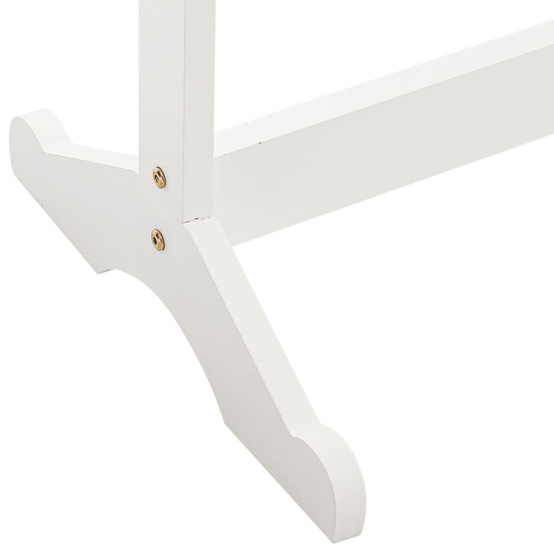 Analiz Freestanding Jewelry Armoire, White