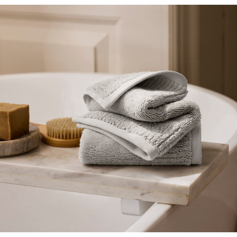 Turkish Ultra Plush Washcloth Set, Stone