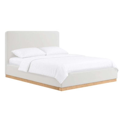 Grounded Upholstered Platform Bed